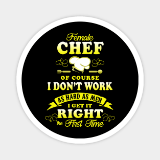 Female Chef 01 Magnet